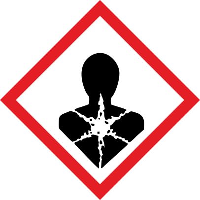 (afbeelding voor) GHS08 gezondheidsgevaar sticker