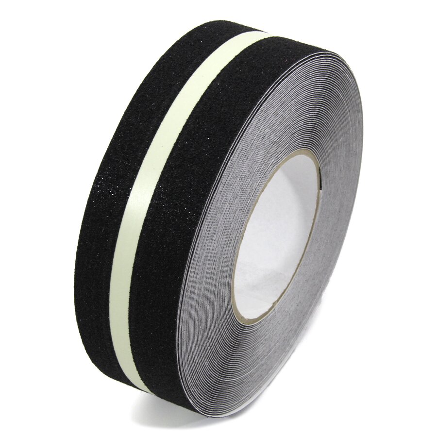 (afbeelding voor) Lichtgevende antislip met korrel - Lengte 18,3 m, Breedte 5 cm