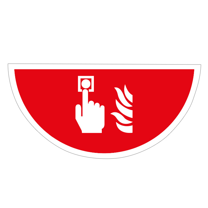 (afbeelding voor) Vloersticker brandmelder