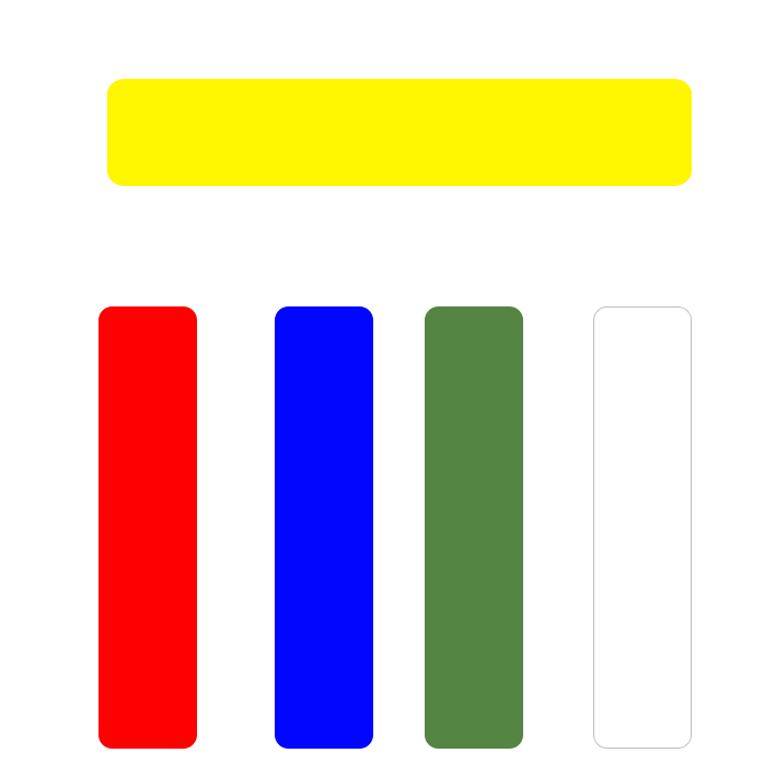 (afbeelding voor) Vloervorm rechthoek klein, verschillende kleuren