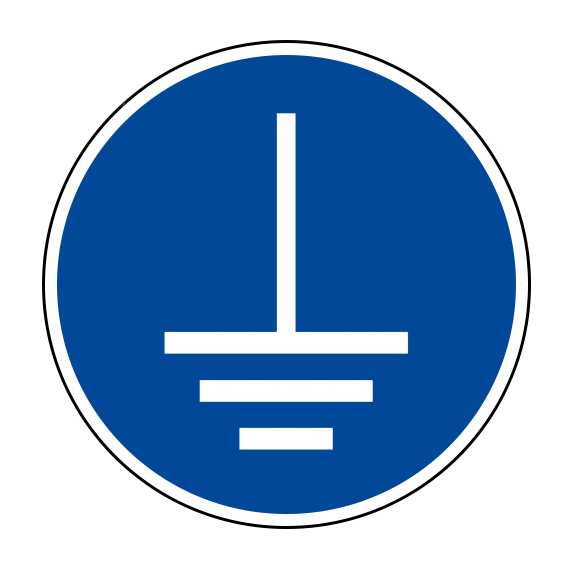 (afbeelding voor) Pictogram Aarding verplicht