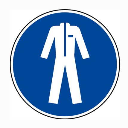 (afbeelding voor) Pictogram Beschermende kleding verplicht