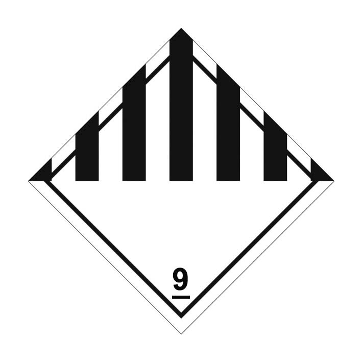 (afbeelding voor) Diverse gevaarlijke stoffen (ADR 9)
