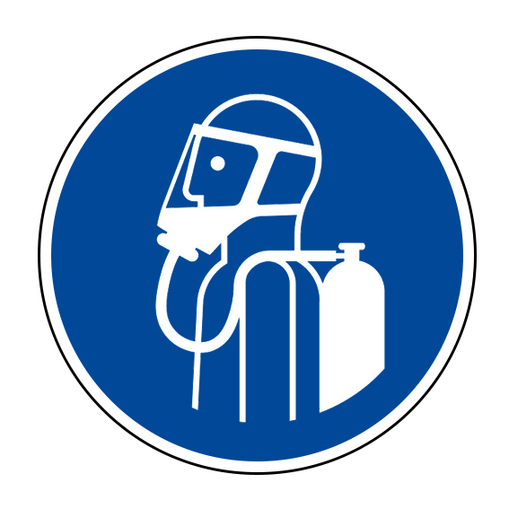 (afbeelding voor) Pictogram Gebruik autonoom ademhalingstoestel