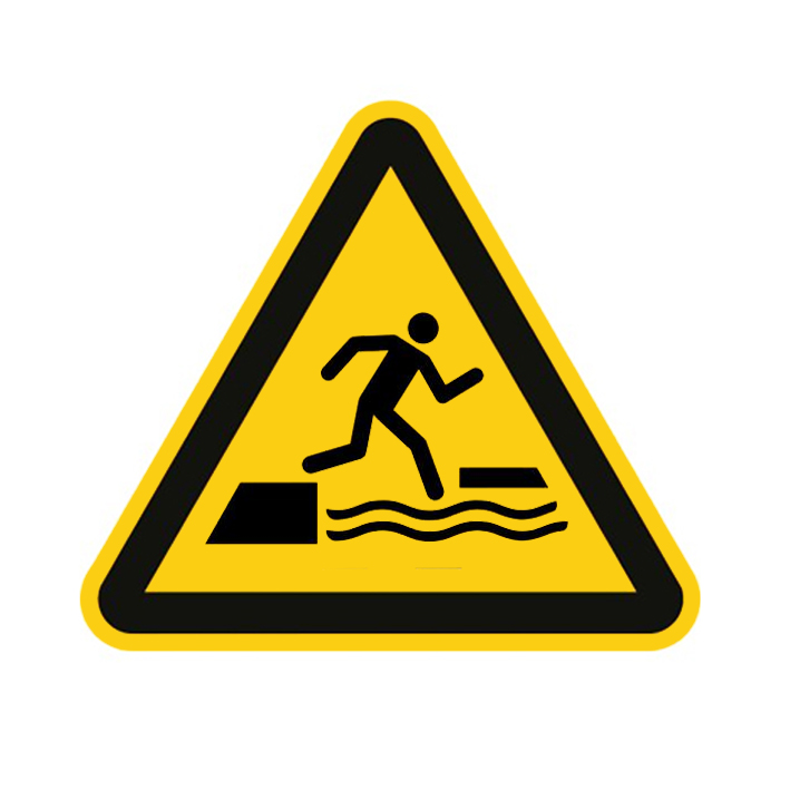 (afbeelding voor) Pictogram Gevaar drijvend oppervlak