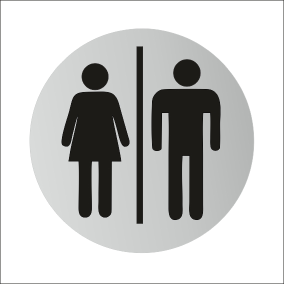 (afbeelding voor) Gezamenlijk toilet sticker
