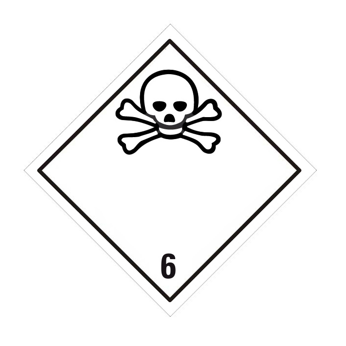 (afbeelding voor) Giftig (ADR 6.1)