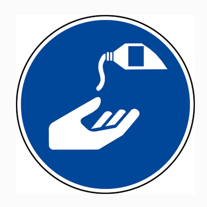 (afbeelding voor) Pictogram Handen desinfecteren verplicht