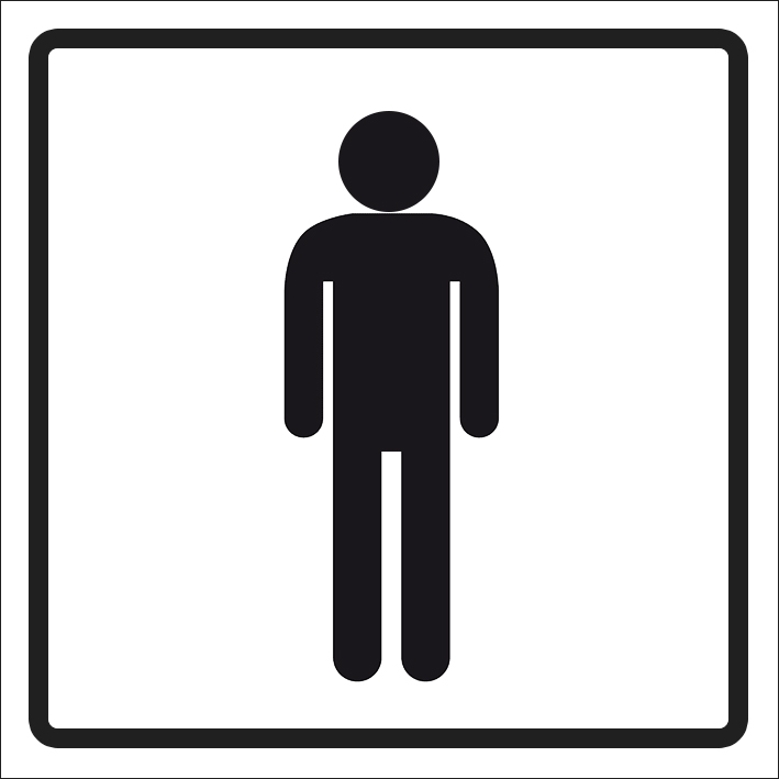 (afbeelding voor) Heren toilet stickers