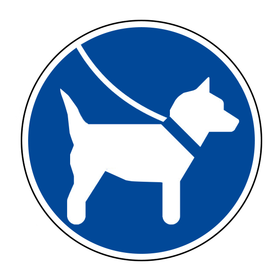 (afbeelding voor) Pictogram Honden aangelijnd verplicht