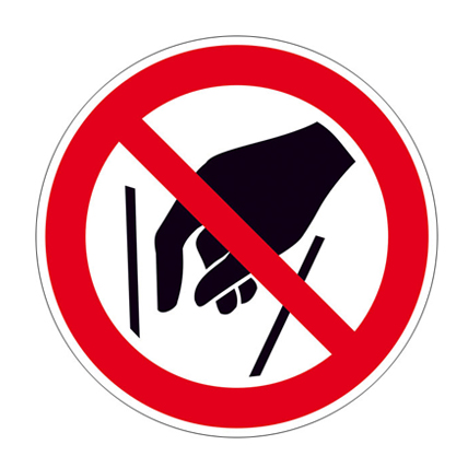 (afbeelding voor) Pictogram Ingrijpen verboden