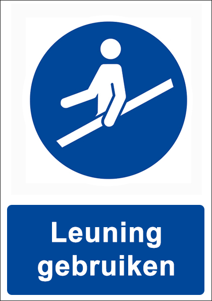 (afbeelding voor) Leuning gebruiken met tekst