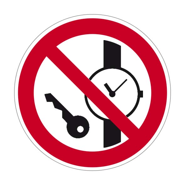 (afbeelding voor) Pictogram Kleine metalen voorwerpen verboden 