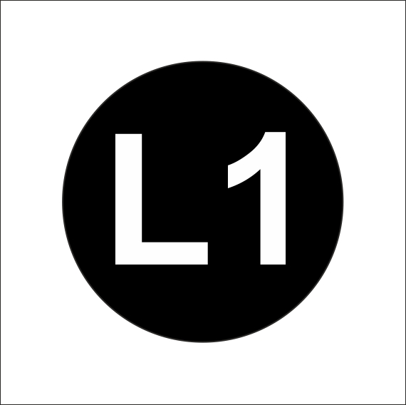 (afbeelding voor) L1 geleider stickers