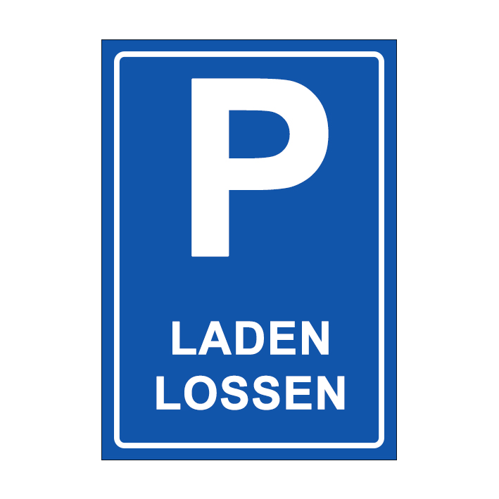 (afbeelding voor) Laden en lossen parkeerplaats