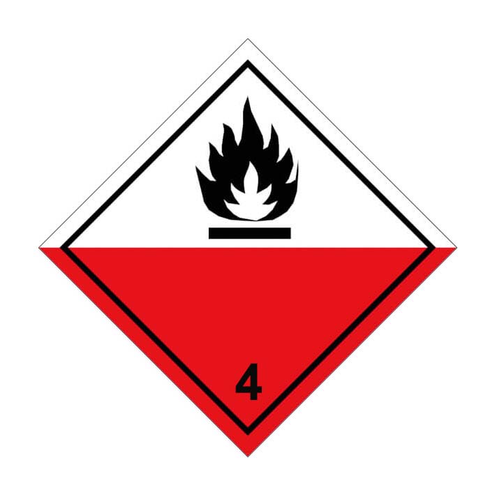 (afbeelding voor) Licht ontvlambaar ADR 4.2
