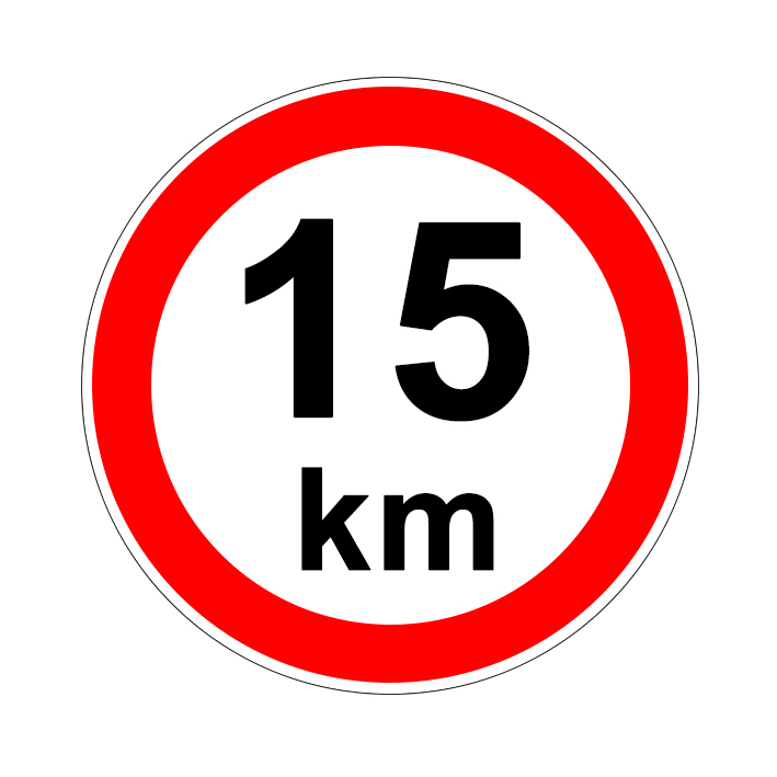 (afbeelding voor) Maximale Snelheid 15 km