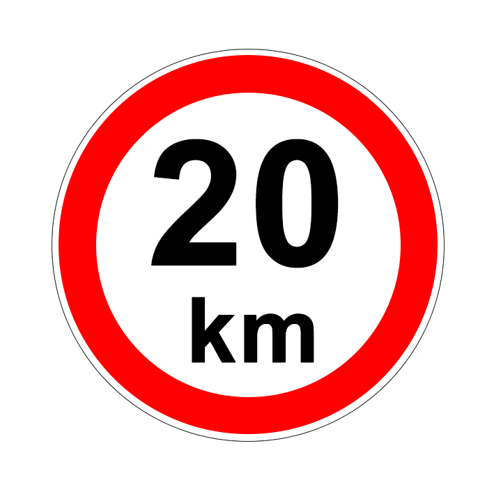 (afbeelding voor) Maximale Snelheid 20 km