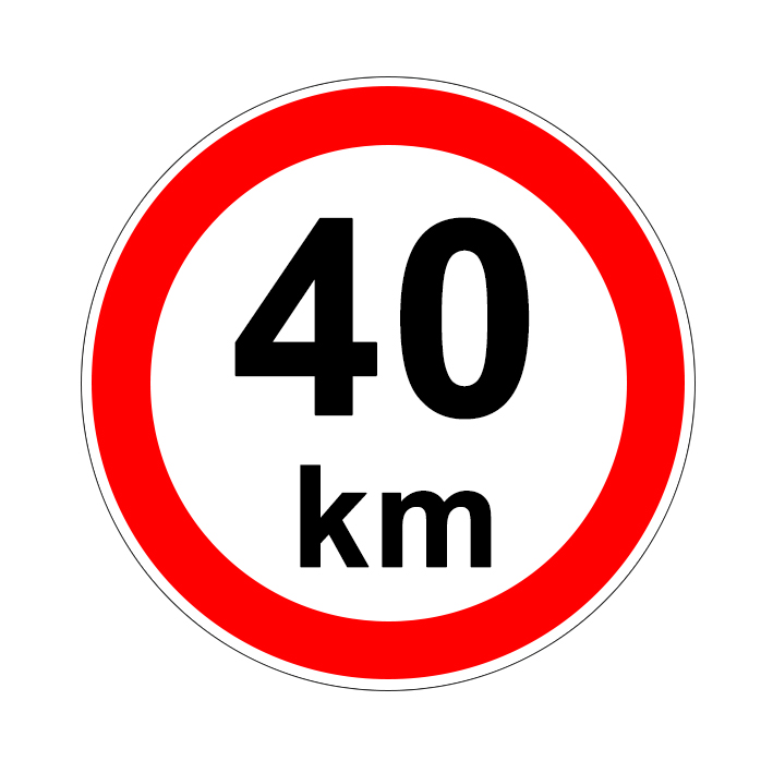 (afbeelding voor) Maximale Snelheid 40 km