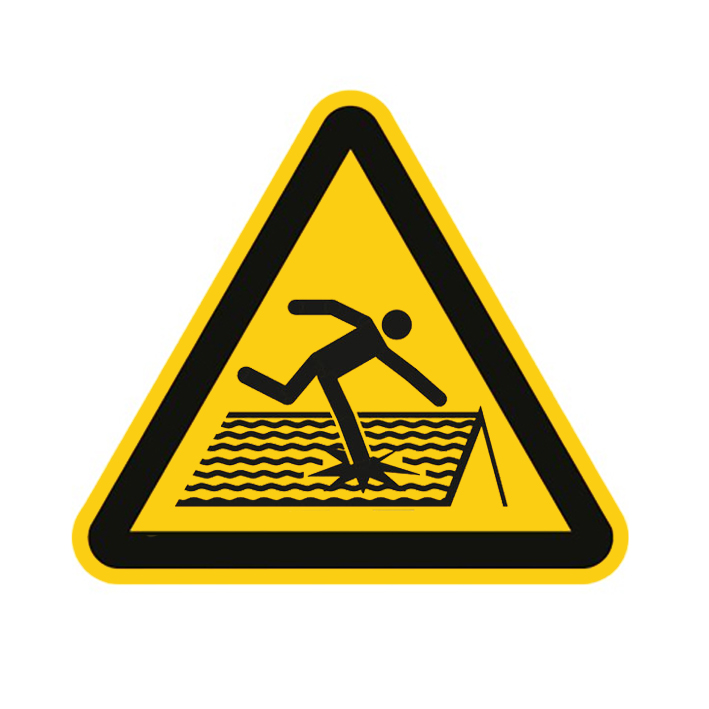 (afbeelding voor) Pictogram Instortingsgevaar dak