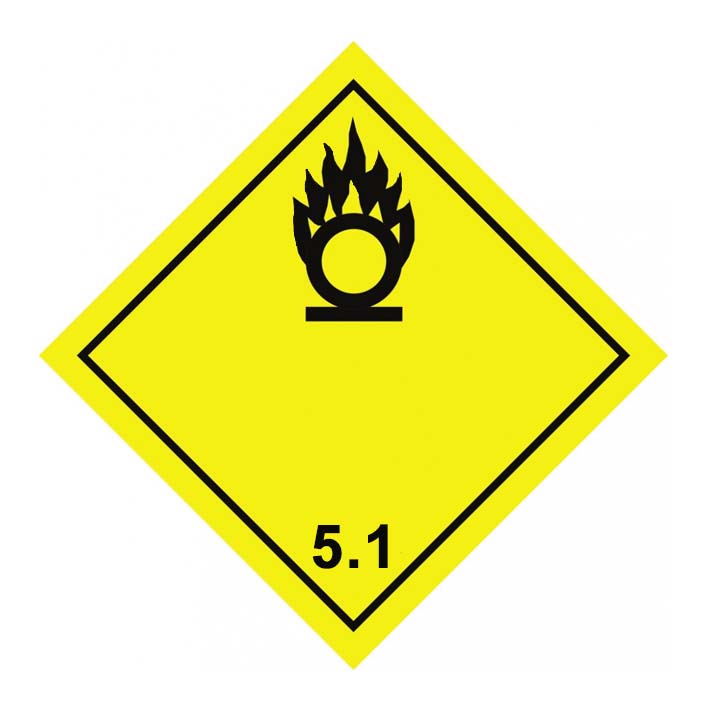 (afbeelding voor) Oxyderende stof (ADR 5.1)