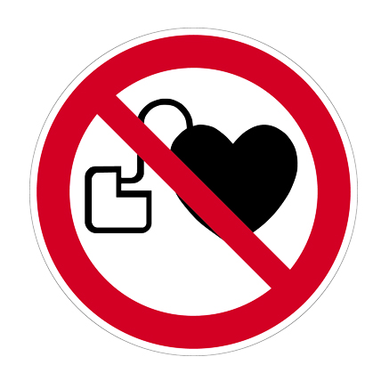 (afbeelding voor) Pictogram Pacemakers verboden