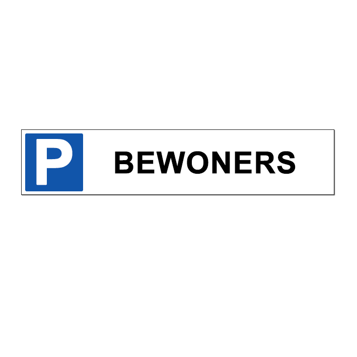 (afbeelding voor) Parkeren bewoners bord