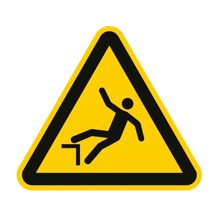 (afbeelding voor) Pictogram Pas op valgevaar