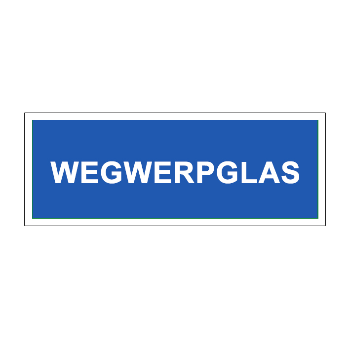 (afbeelding voor) Wegwerpglas