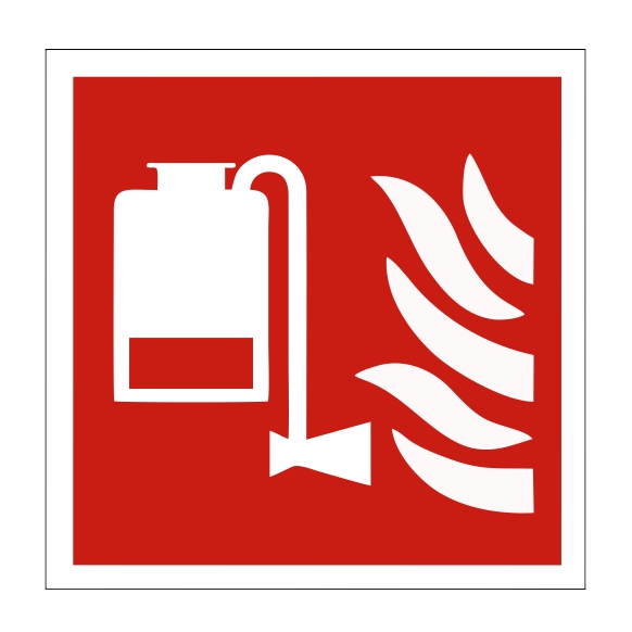 (afbeelding voor) Draagbare schuimblusser unit