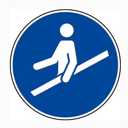 (afbeelding voor) Pictogram Trapleuning gebruiken