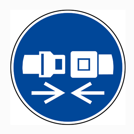 (afbeelding voor) Pictogram Veiligheidsgordel verplicht