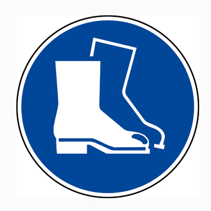 (afbeelding voor) Pictogram Veiligheidsschoenen verplicht