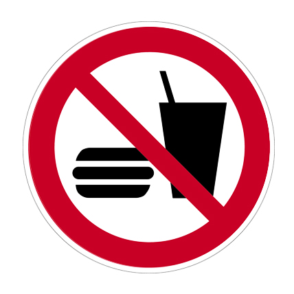 (afbeelding voor) Pictogram Verboden eten en drinken