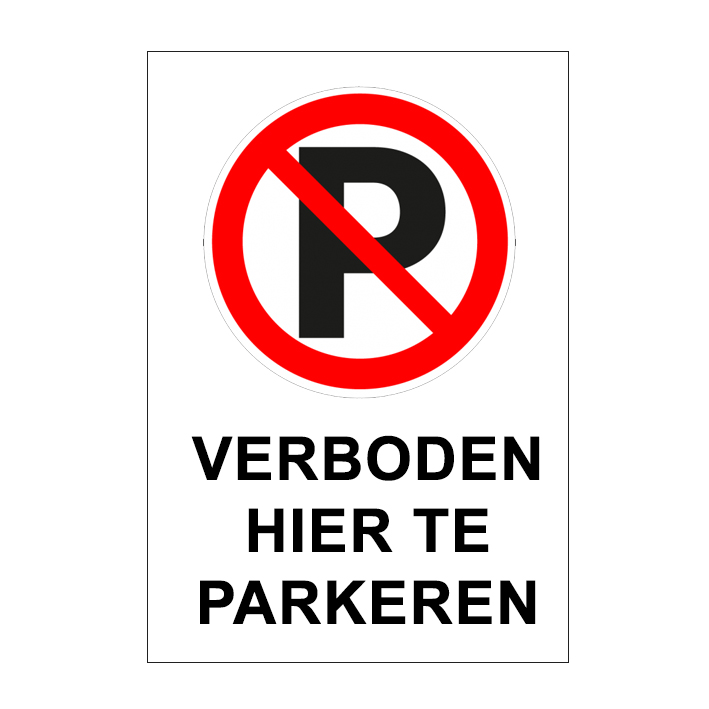 (afbeelding voor) Verboden hier te parkeren
