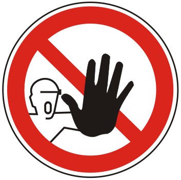 (afbeelding voor) Pictogram Verboden toegang voor onbevoegden