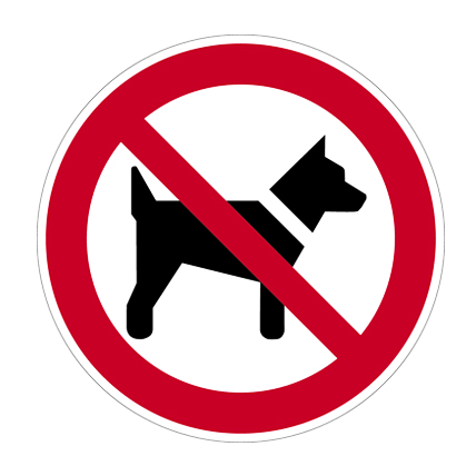 (afbeelding voor) Pictogram Verboden voor honden