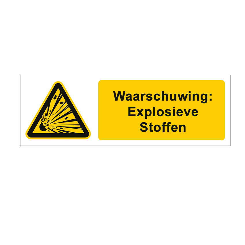 (afbeelding voor) Explosieve Stoffen
