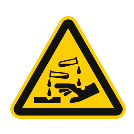 (afbeelding voor) Pictogram Bijtende stoffen