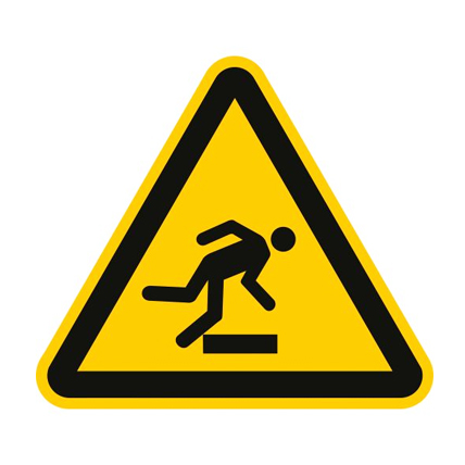 (afbeelding voor) Pictogram Struikelgevaar