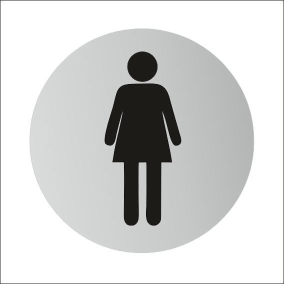 (afbeelding voor) WC dames sticker