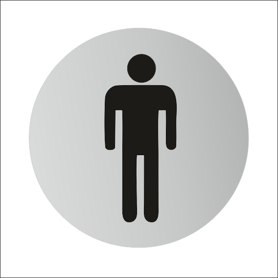 (afbeelding voor) WC heren sticker